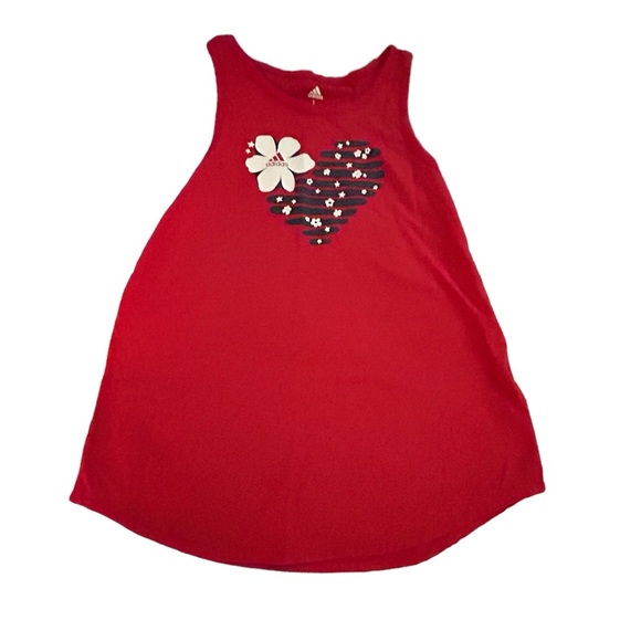 Adidas Red Tank w/Curve Sz L (14) & Imperial Star Shorts Sz 14 Retail $56 - Picture 4 of 8